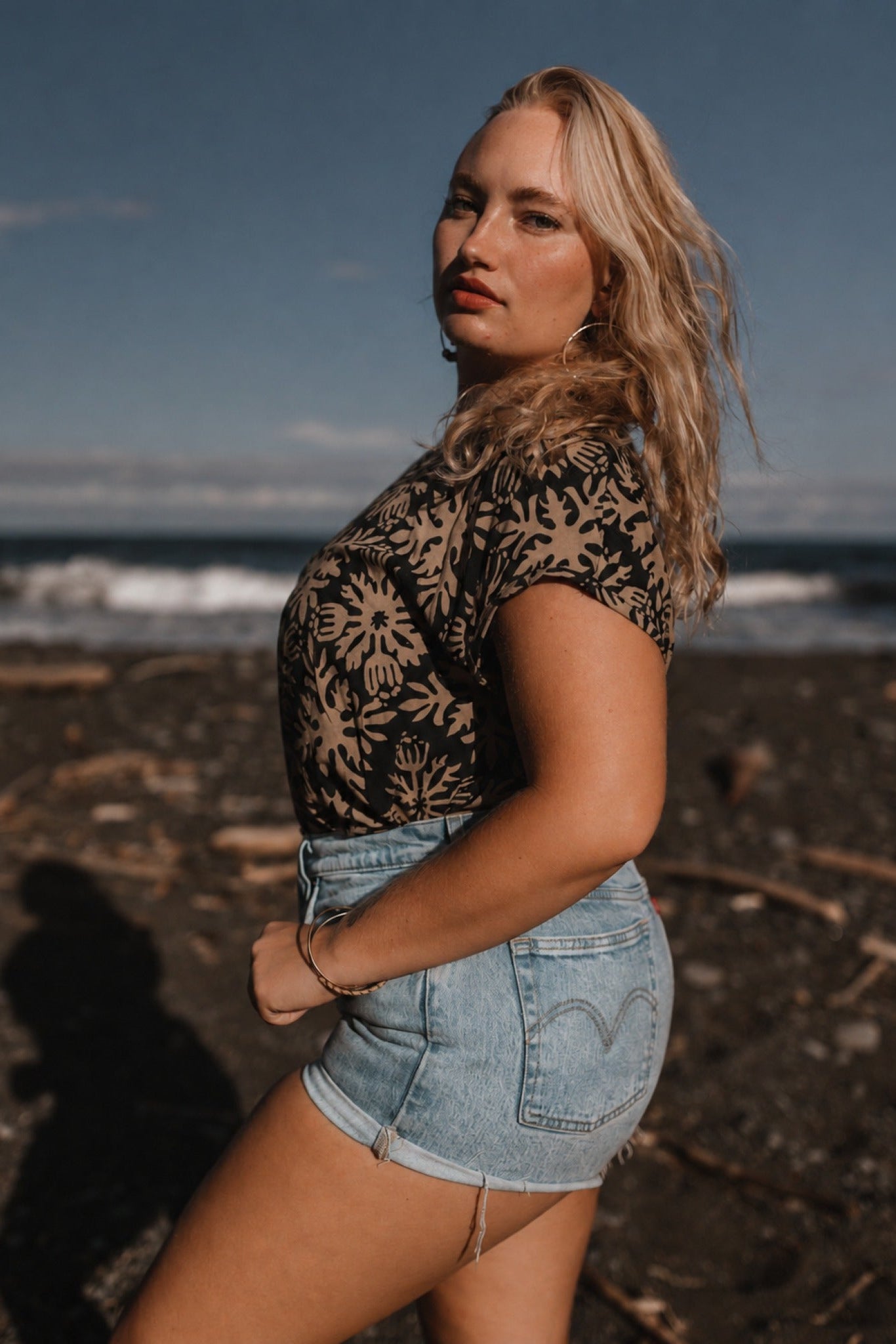 Mica Top - Vintage Aloha Black Pearl