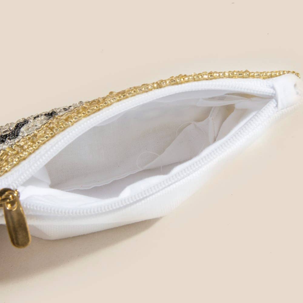Tequila Money Beaded Coin Purse