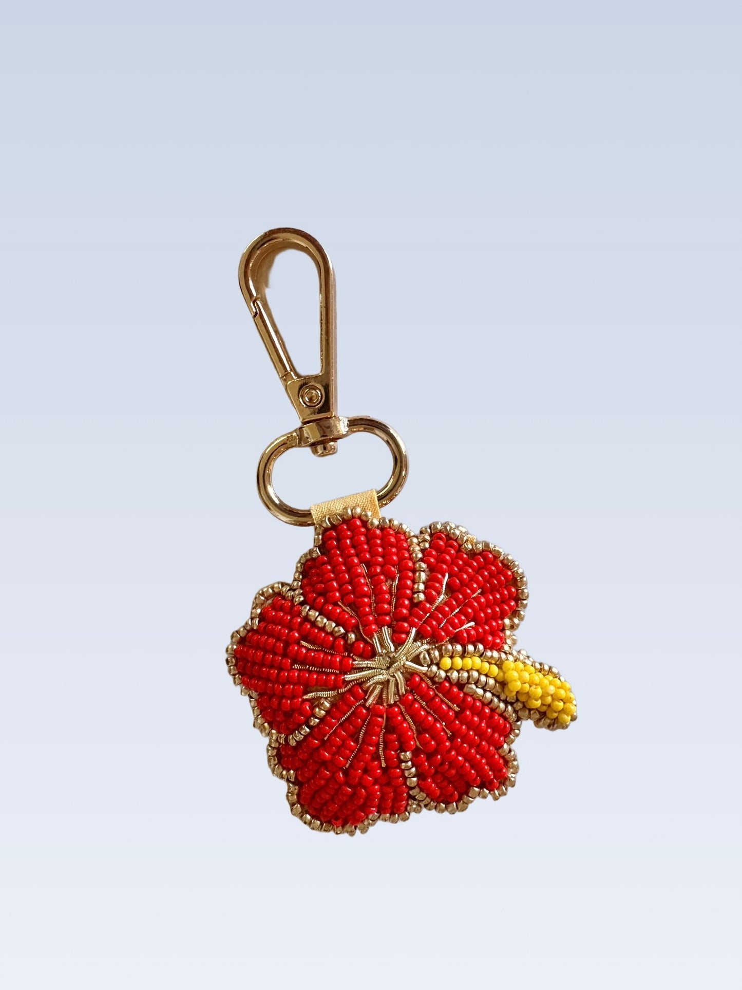 Hibiscus Bag Charm