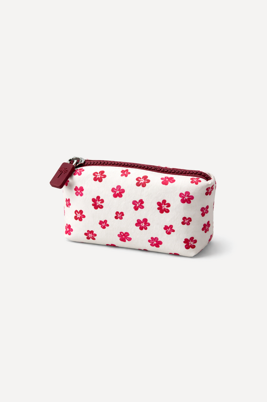 Coconut Ave Hele Wallet Pouch in the exclusive Pua Hou print made from splash-proof Tyvek® for organizing cards, cash, and everyday essentials.
