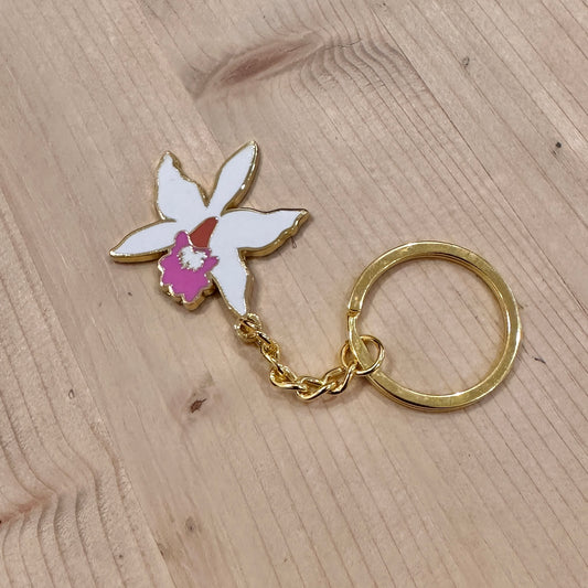 Puna Orchid Keychain