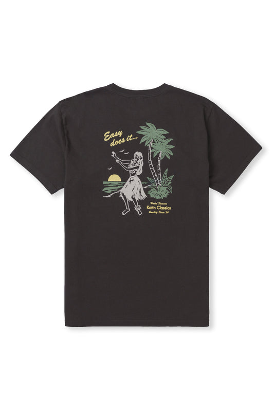 Auana Tee - Black Wash
