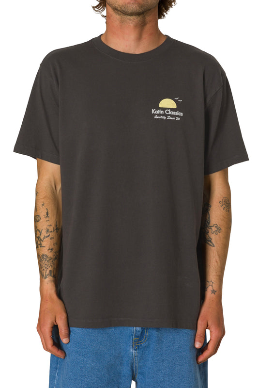 Auana Tee - Black Wash