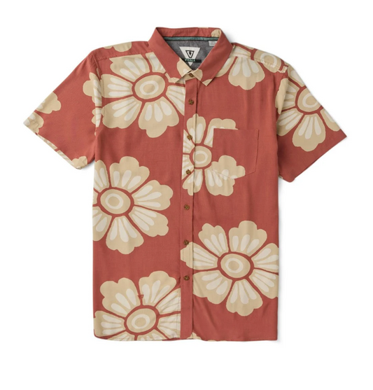 Keana Short Sleeve Shirt - Retro Red