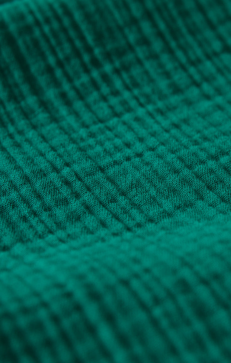 Daylight Airy Gauze Shorts - Rainforest