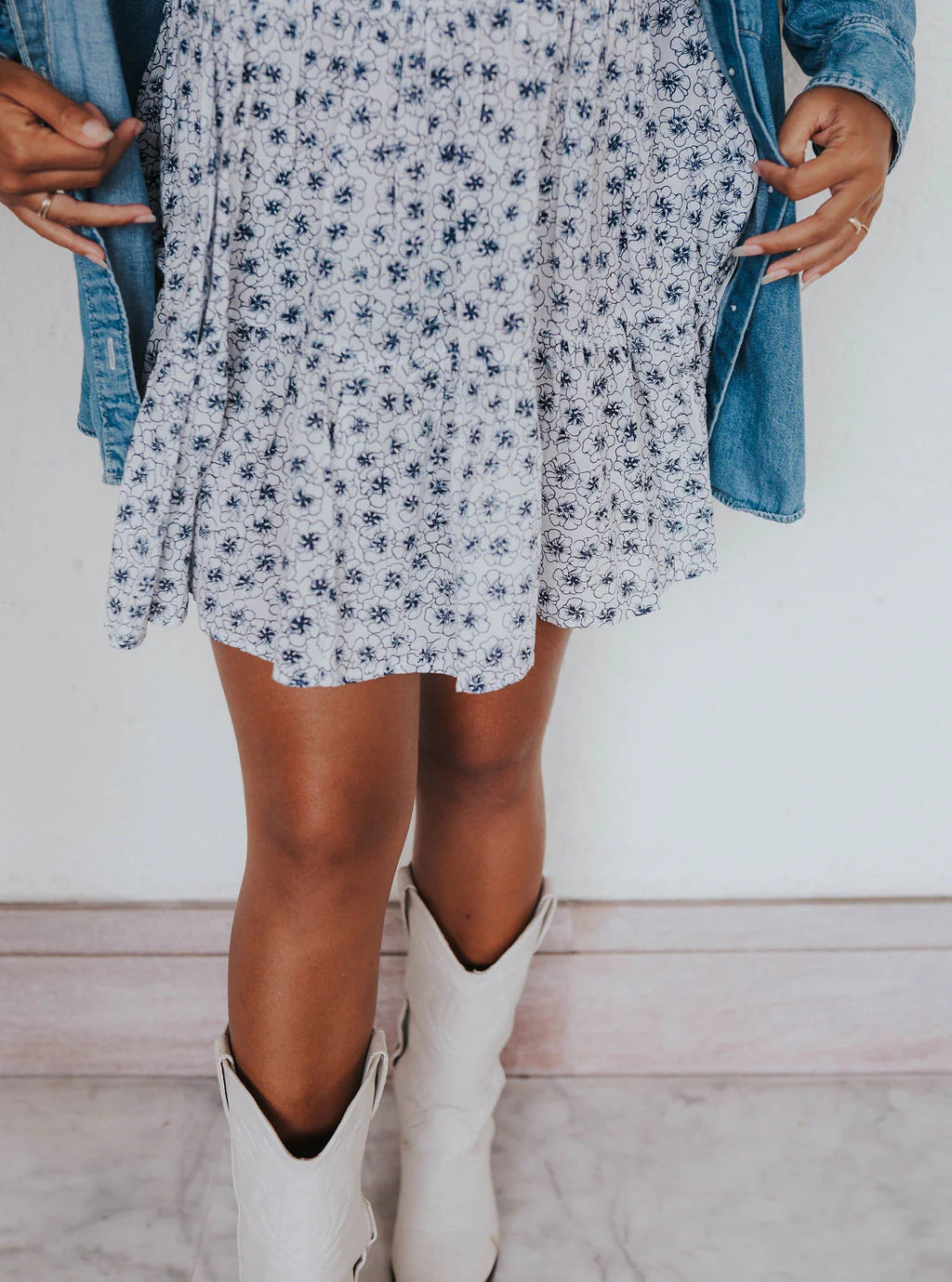 Babydoll Dress - Fine China