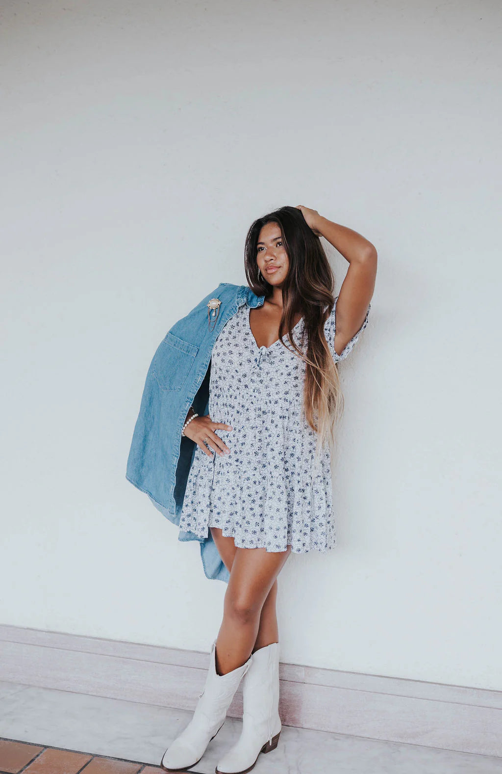 Babydoll Dress - Fine China