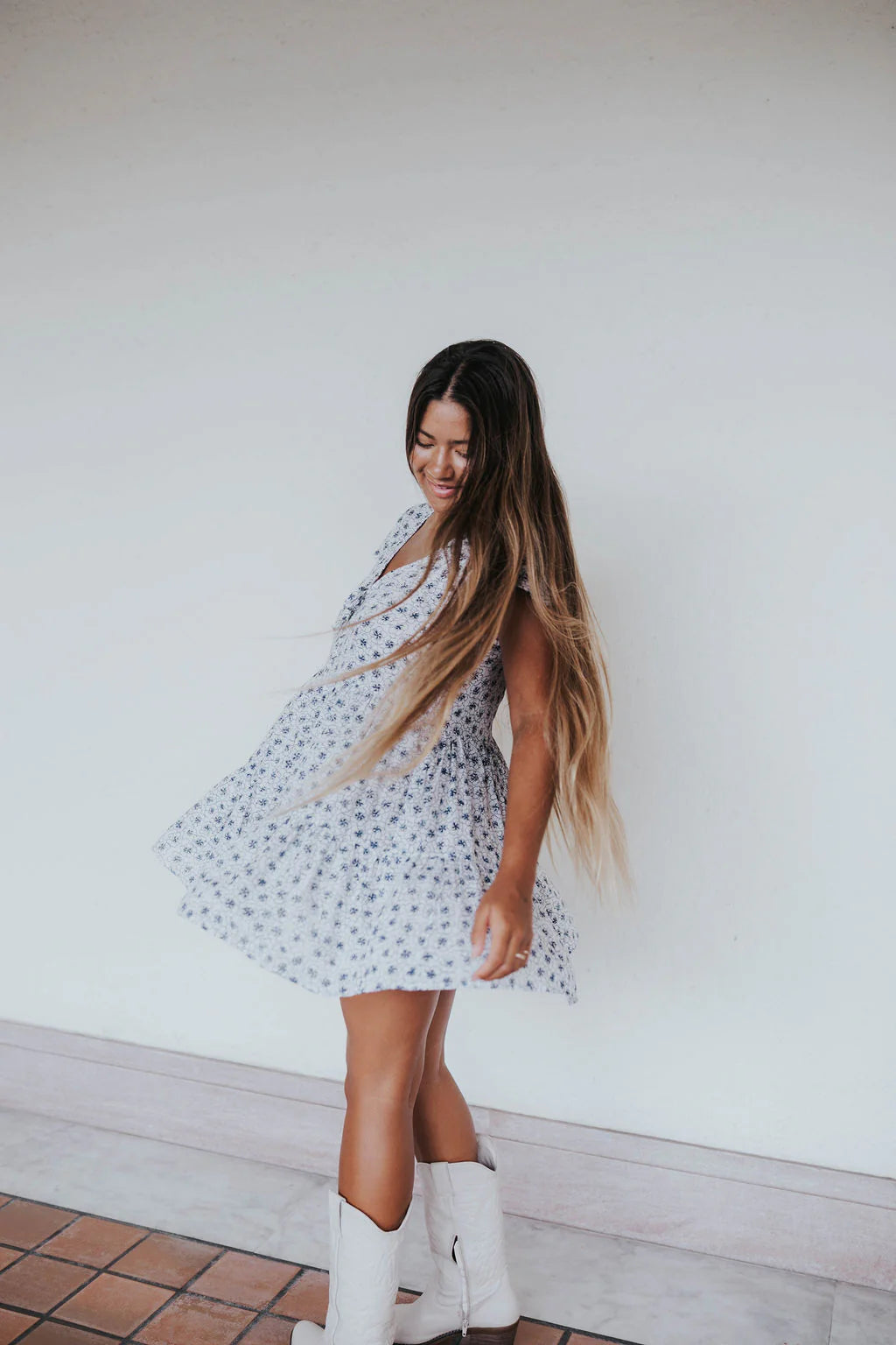 Babydoll Dress - Fine China