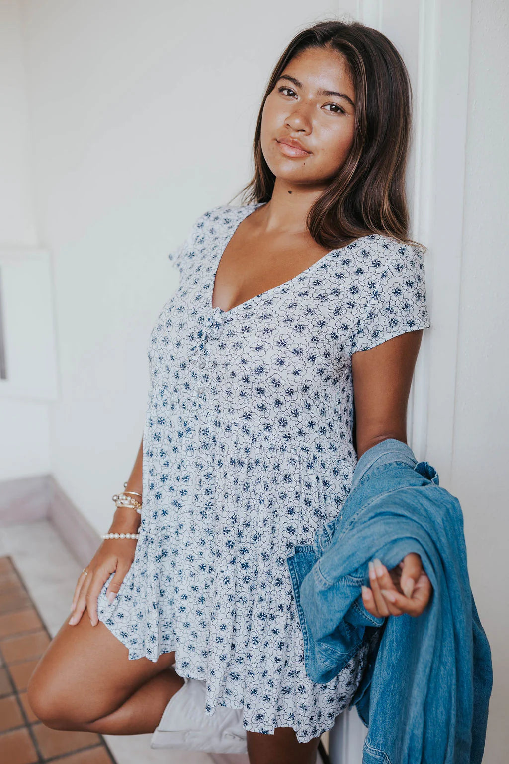 Babydoll Dress - Fine China