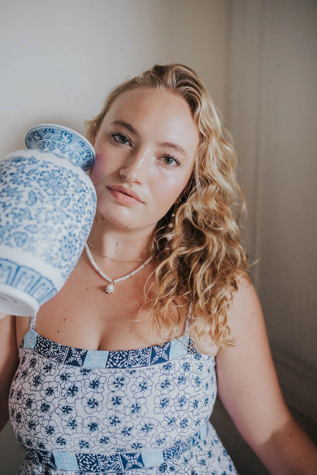 Lili Jumpsuit - Fine China