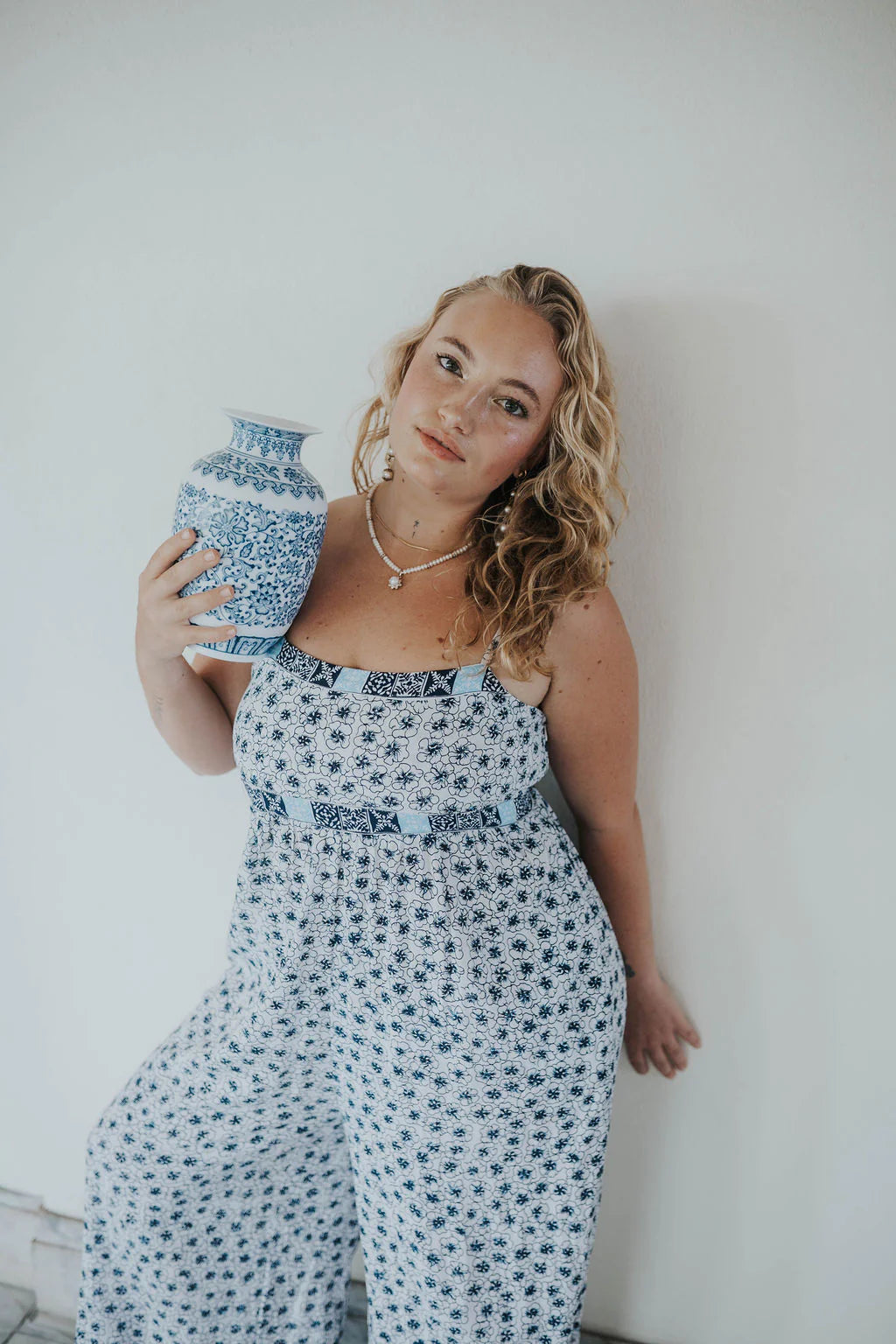 Lili Jumpsuit - Fine China