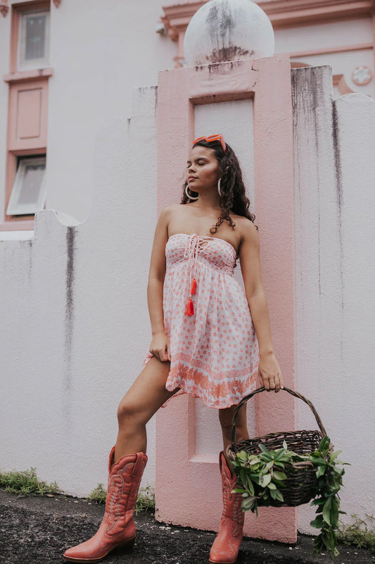 Mini Mary Dress - Petals & Pearls