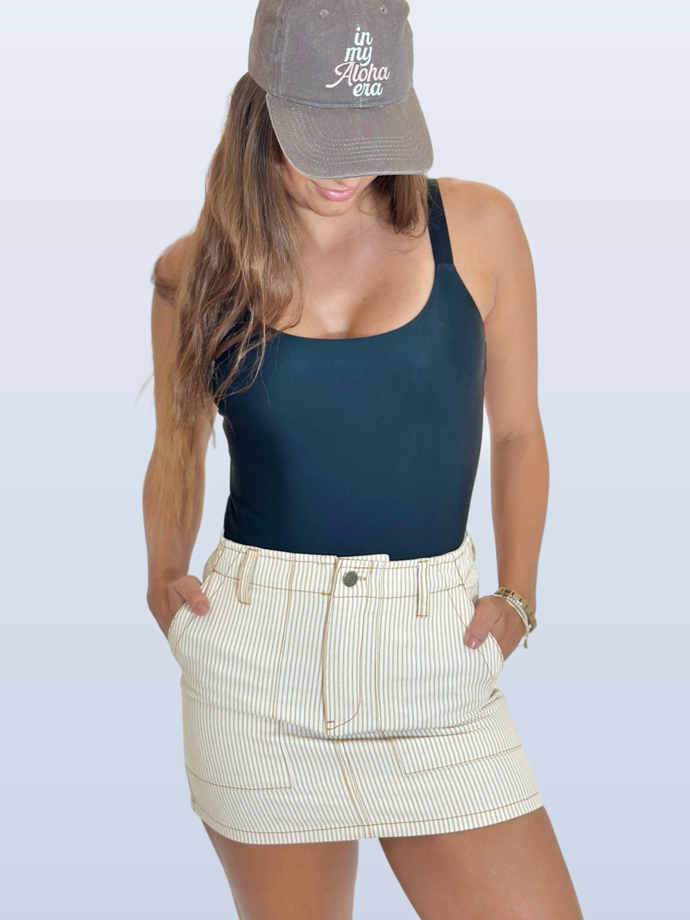 Willa Stripe Mini Skirt