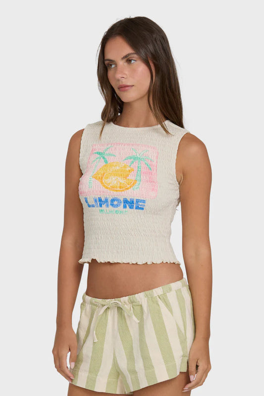 Club Beach Tank - White Cap