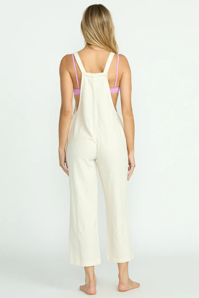 Pacific Time Jumpsuit - White Cap