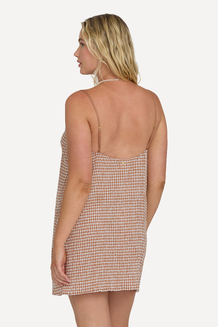Summer Love Mini Dress - Checker