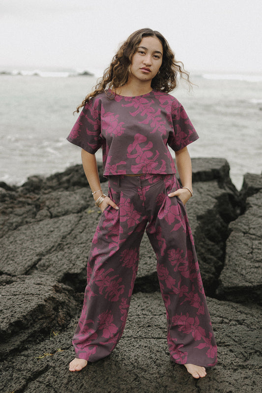 Paloma Pant - Liko Bordeaux