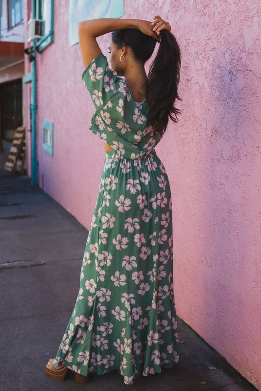 Arabella Skirt- Island Bloom Jungle