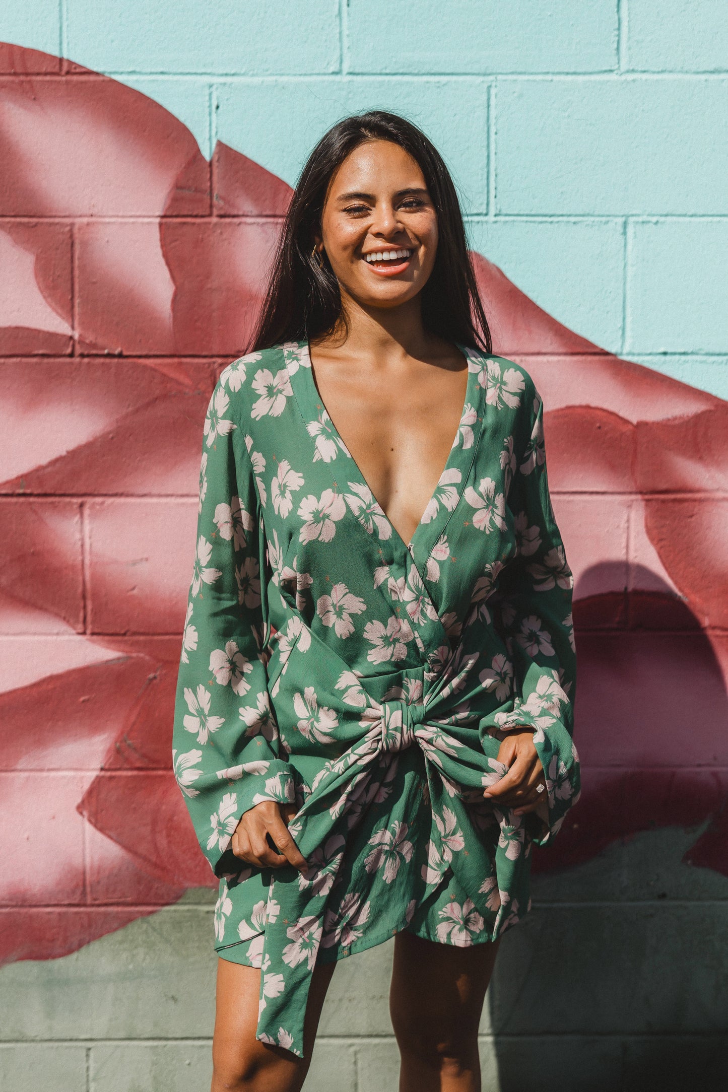 Bora Bora Dress - Island Bloom Jungle