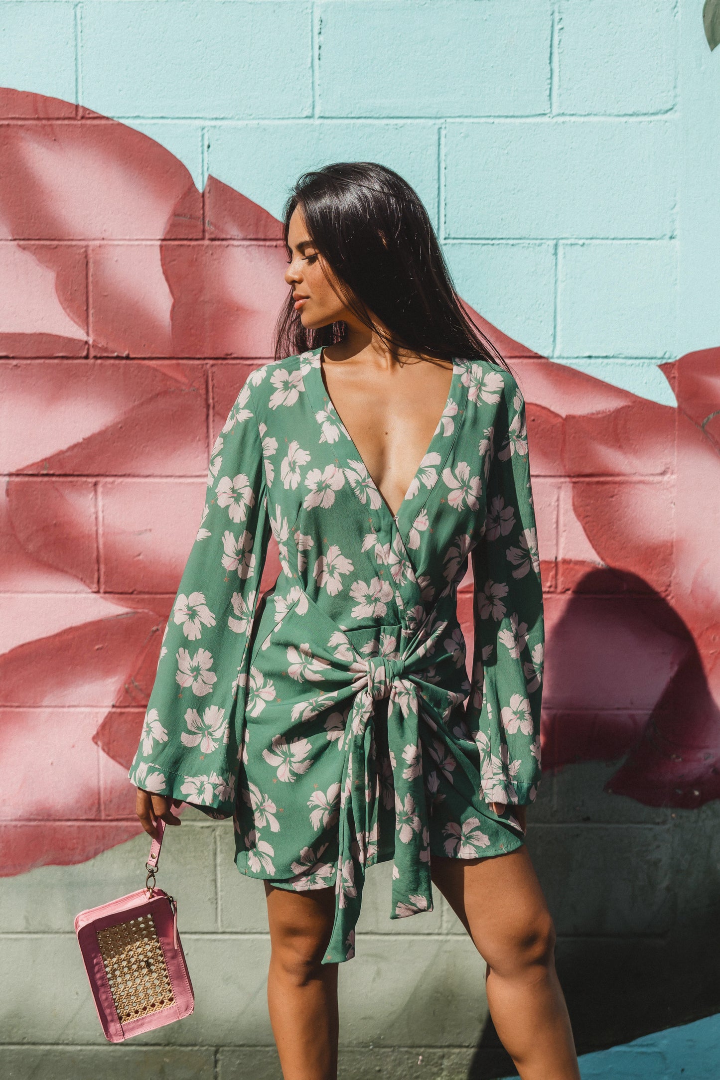 Bora Bora Dress - Island Bloom Jungle