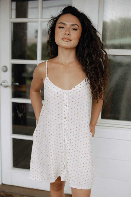 Day Tripper Dress - Puka Shell