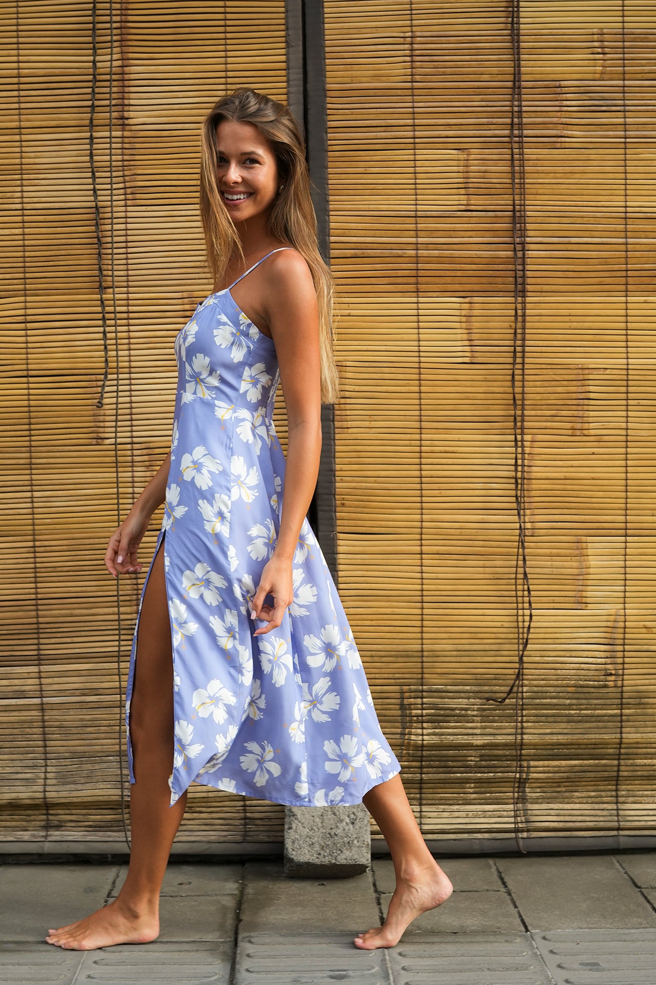 Vaianu Midi Dress - Island Bloom