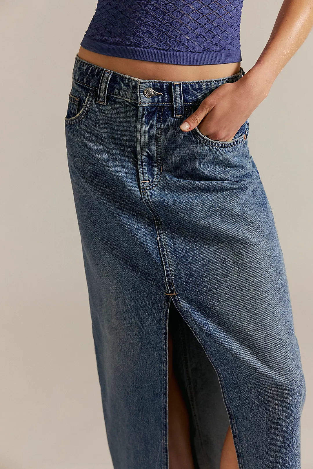 Nothing Better Denim Maxi
