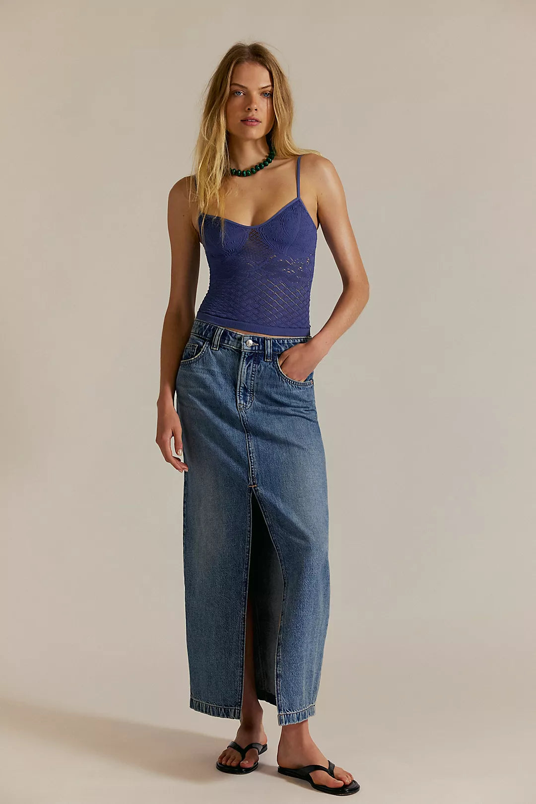 Nothing Better Denim Maxi