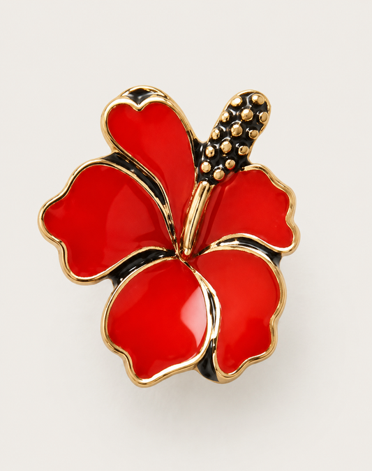 Hibiscus Slipper Charm