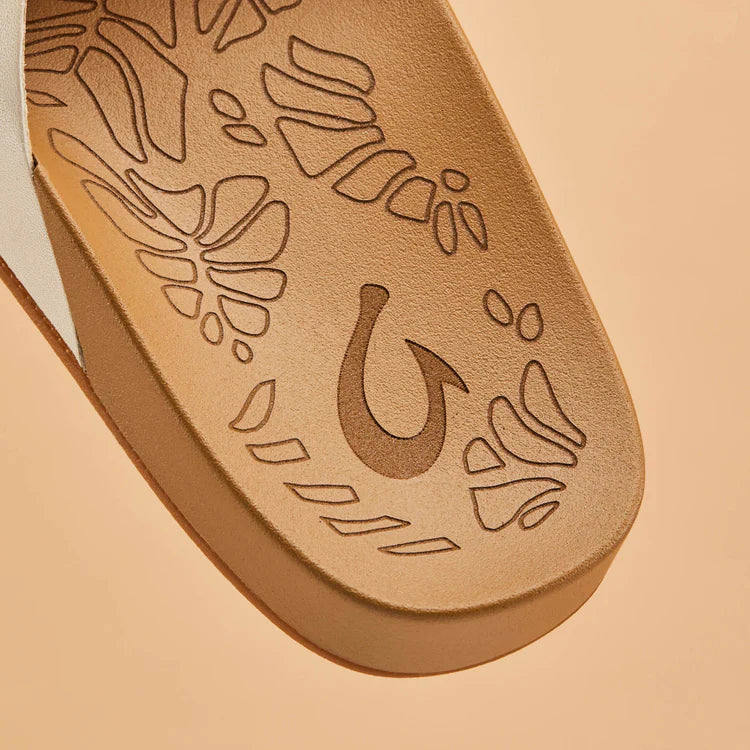 Kipe'a Olu Women’s Leather Slide Sandals