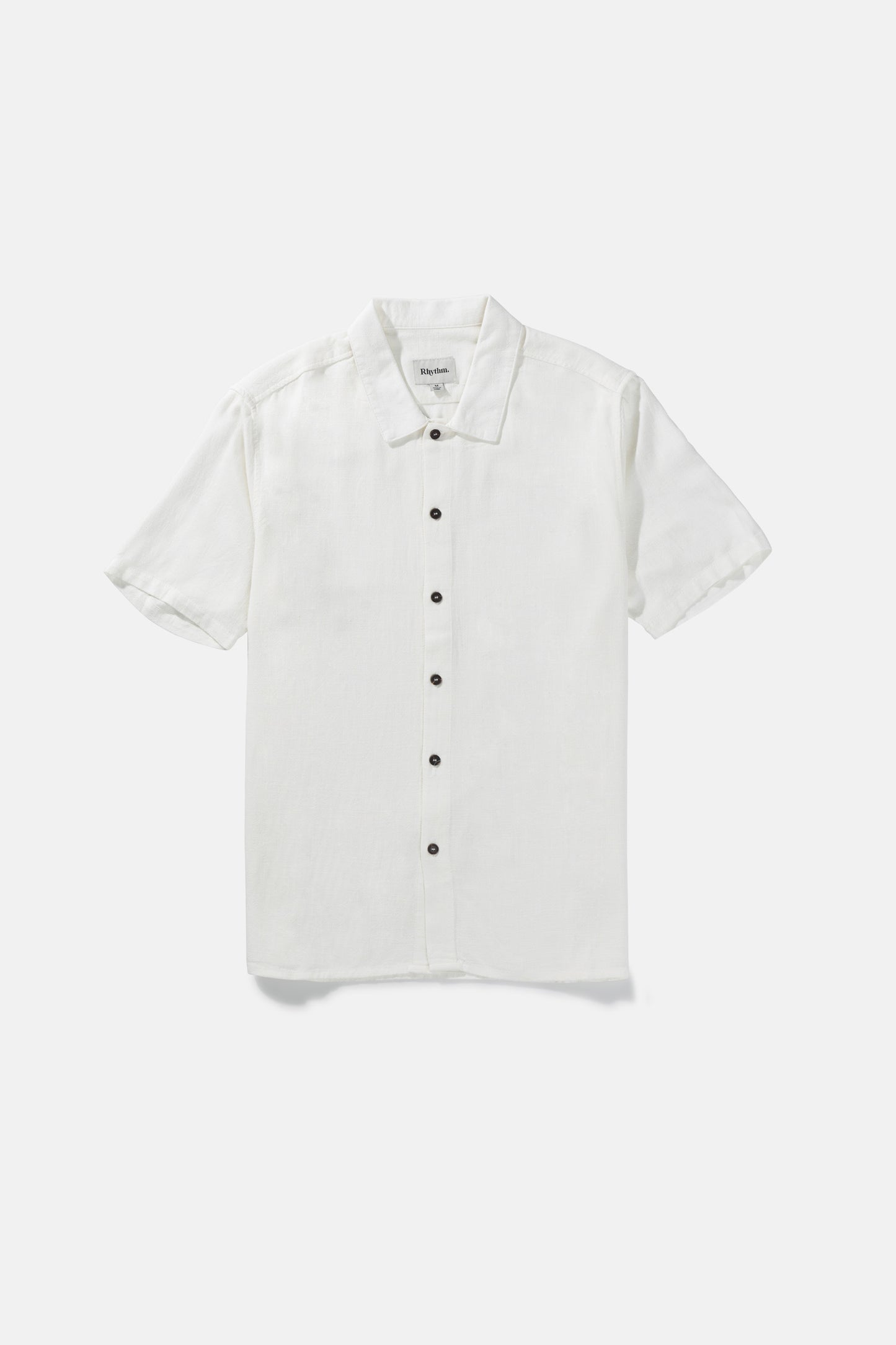 Textured Linen Short Sleeve Shirt