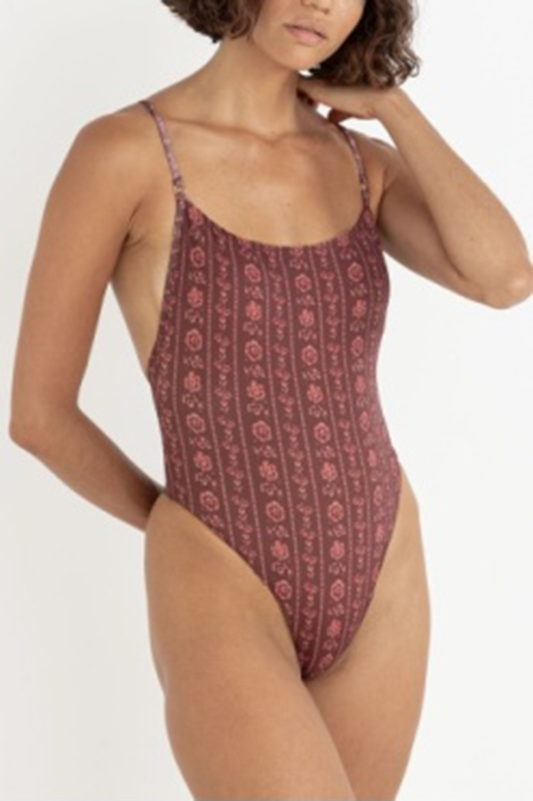 Vintage Floral One Piece