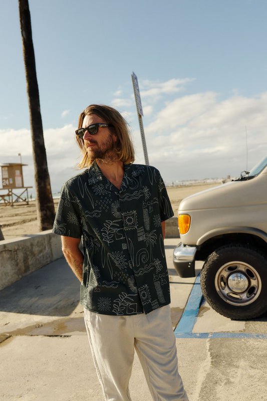 Habitat Shirt - Black Wash