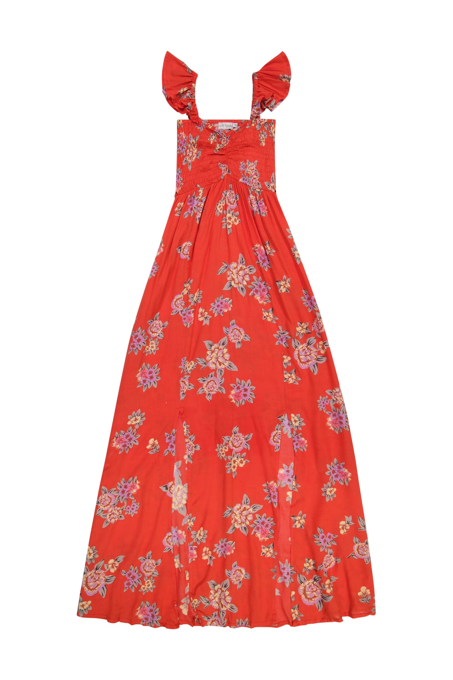 Hollie Maxi Dress- Vintage Hawaiian Red