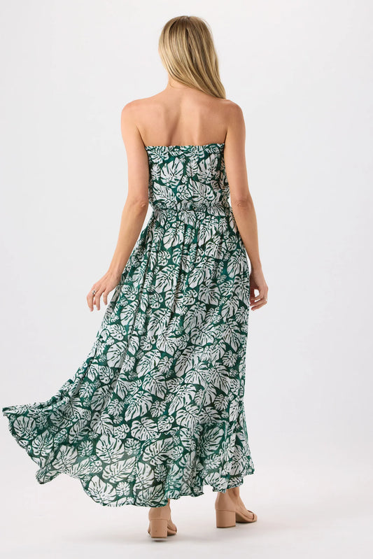 Ryden Maxi Dress - Batik Monstera