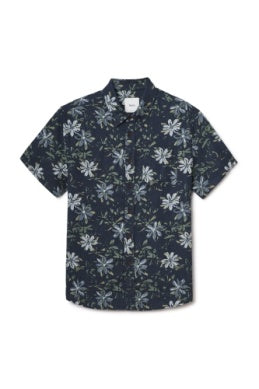 Petals Shirt - Sea Storm