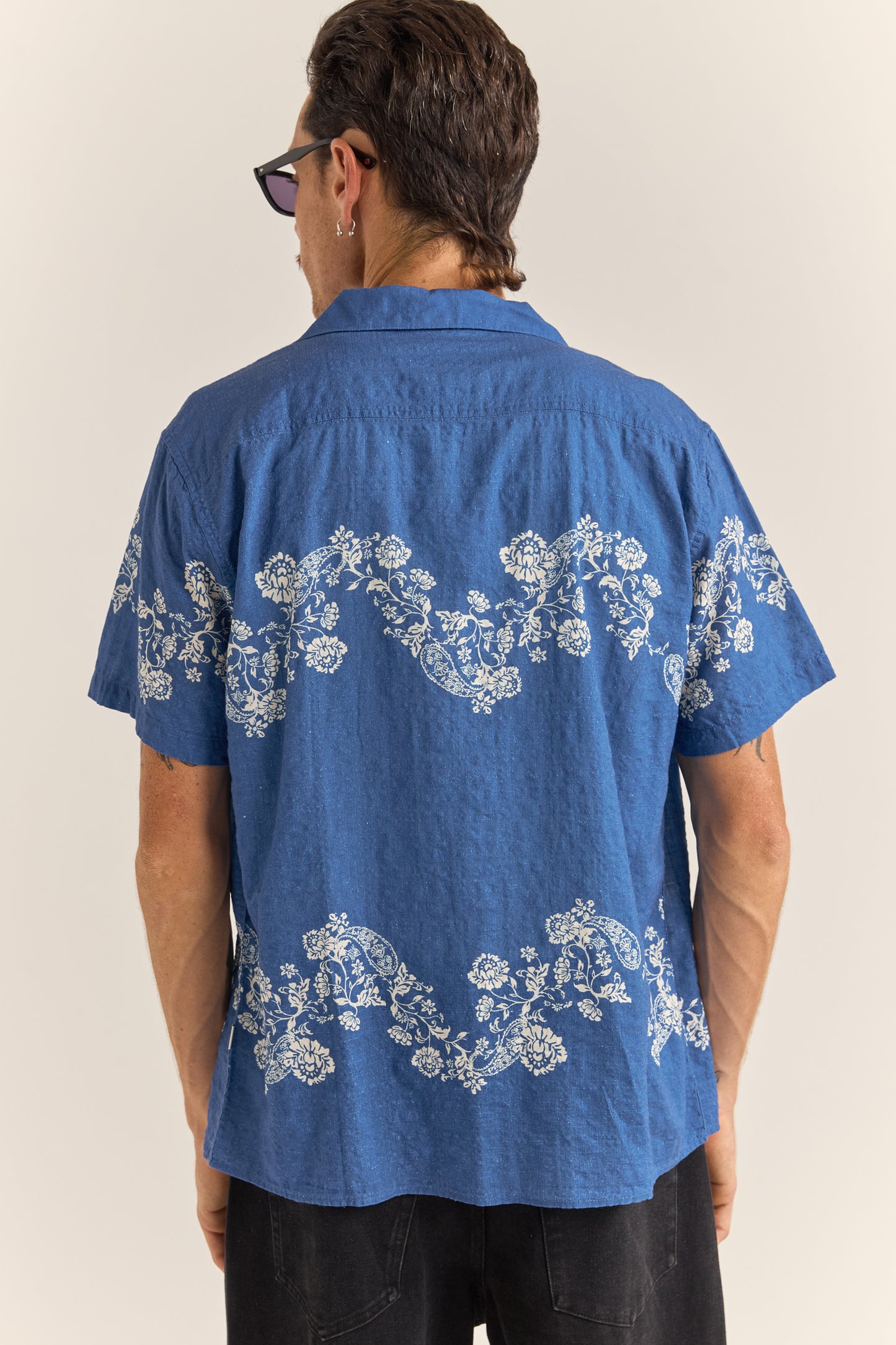Shoreline SS Shirt Vintage Blue
