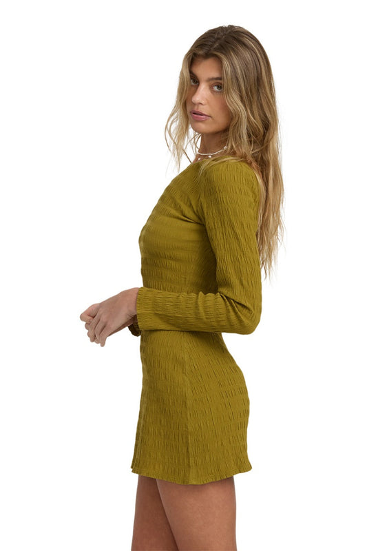 Dream Life Midi Dress - Moss