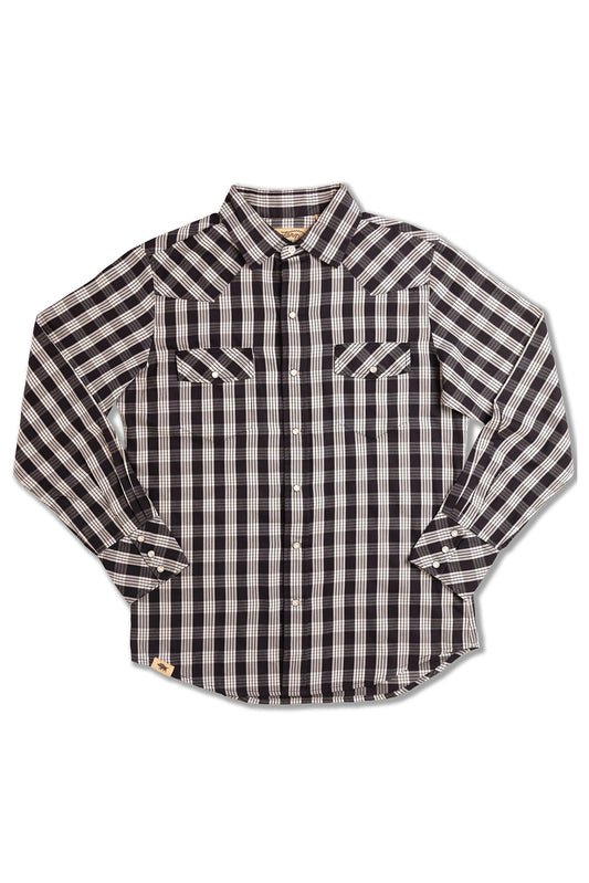 Palaka Western Shirt - Black