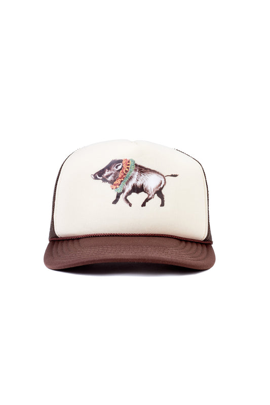 Double Lei Boar Foam Trucker