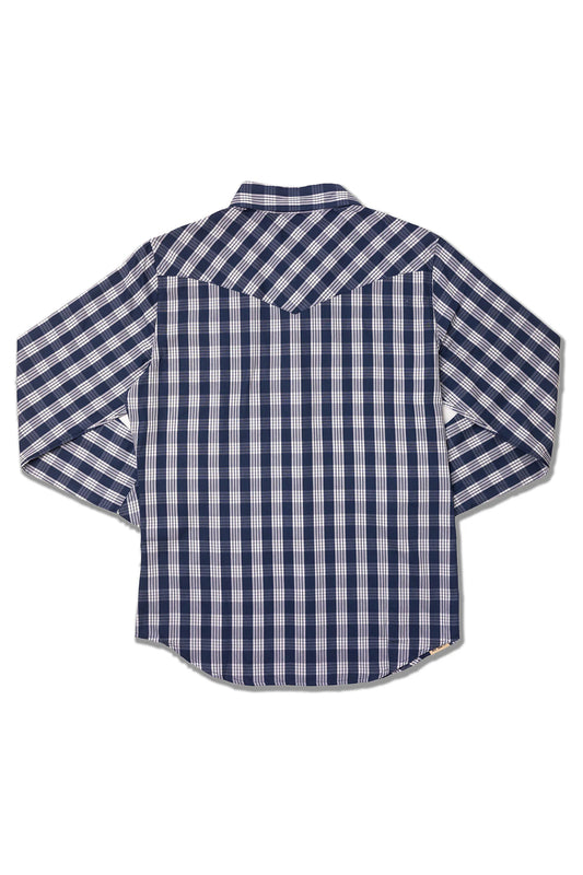 Palaka Western Shirt - Blue