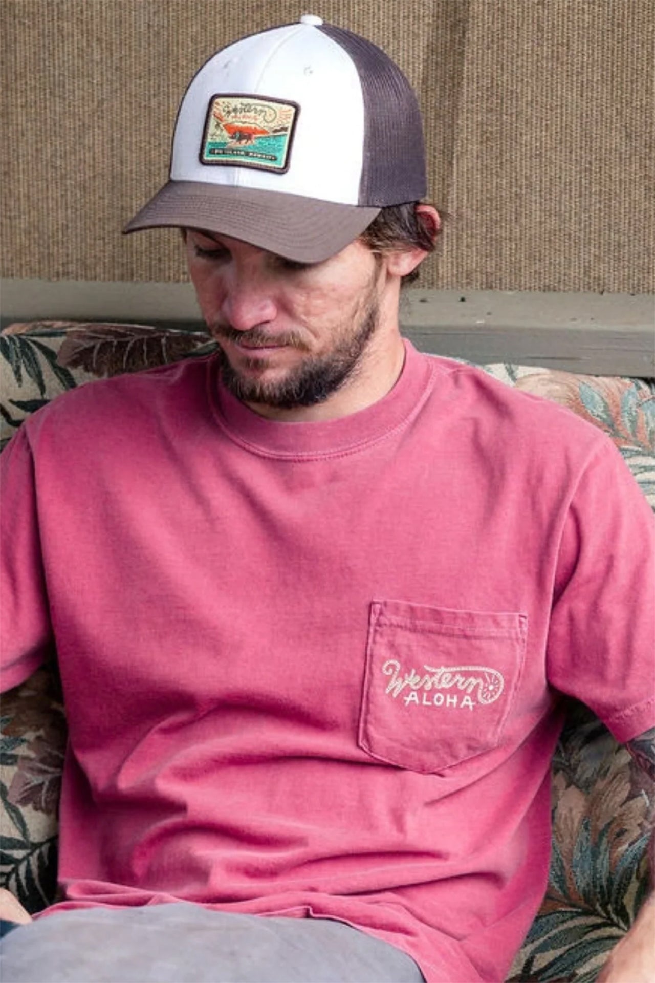 Ukulele Pocket Tee - Red