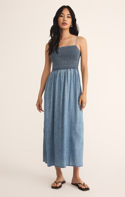 Bayside Chambray Maxi Dress