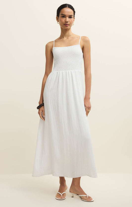 Bayside Midi Dress - White