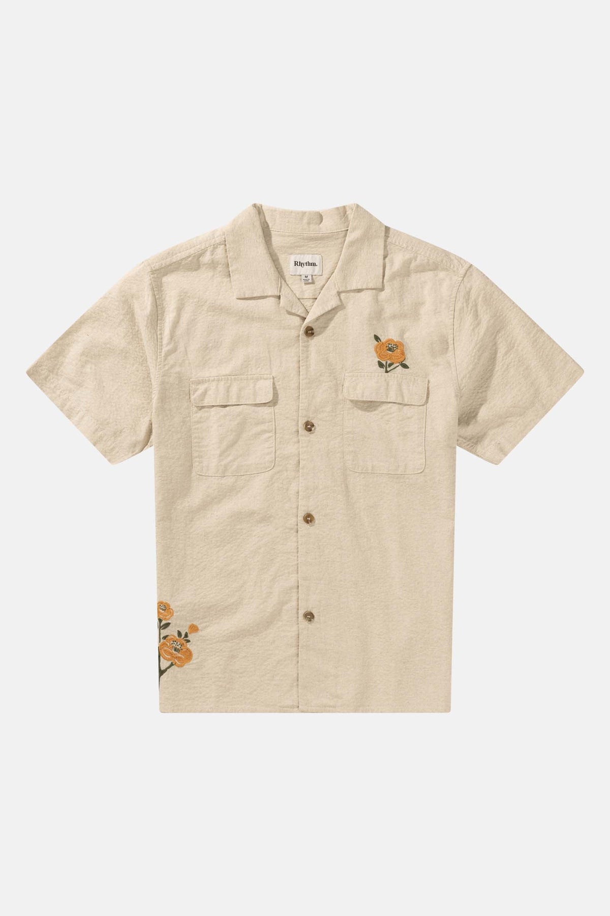 Embroidered Seersucker Shirt