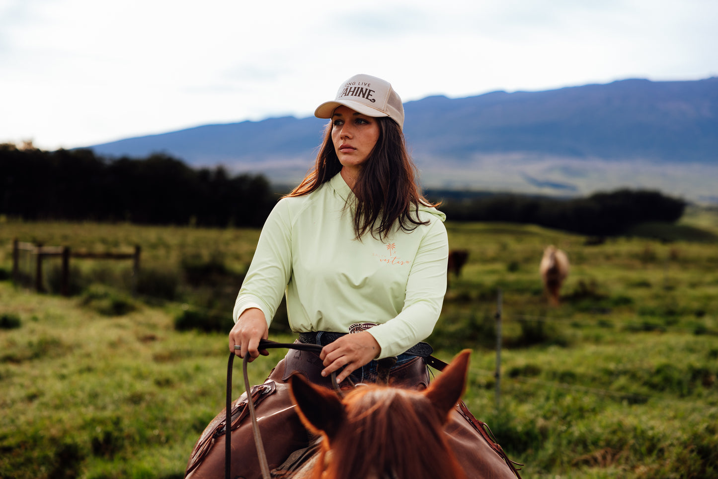 Long Live Wahine Dri-Fit Crop Top