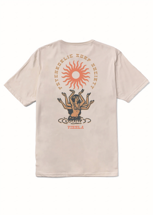 Hula Hands Tee - Bone