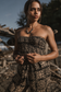 Tia Tube Top - Vintage Aloha Black Pearl