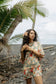 Mica Ruffle Dress - Shibori