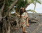 Mica Ruffle Dress - Shibori